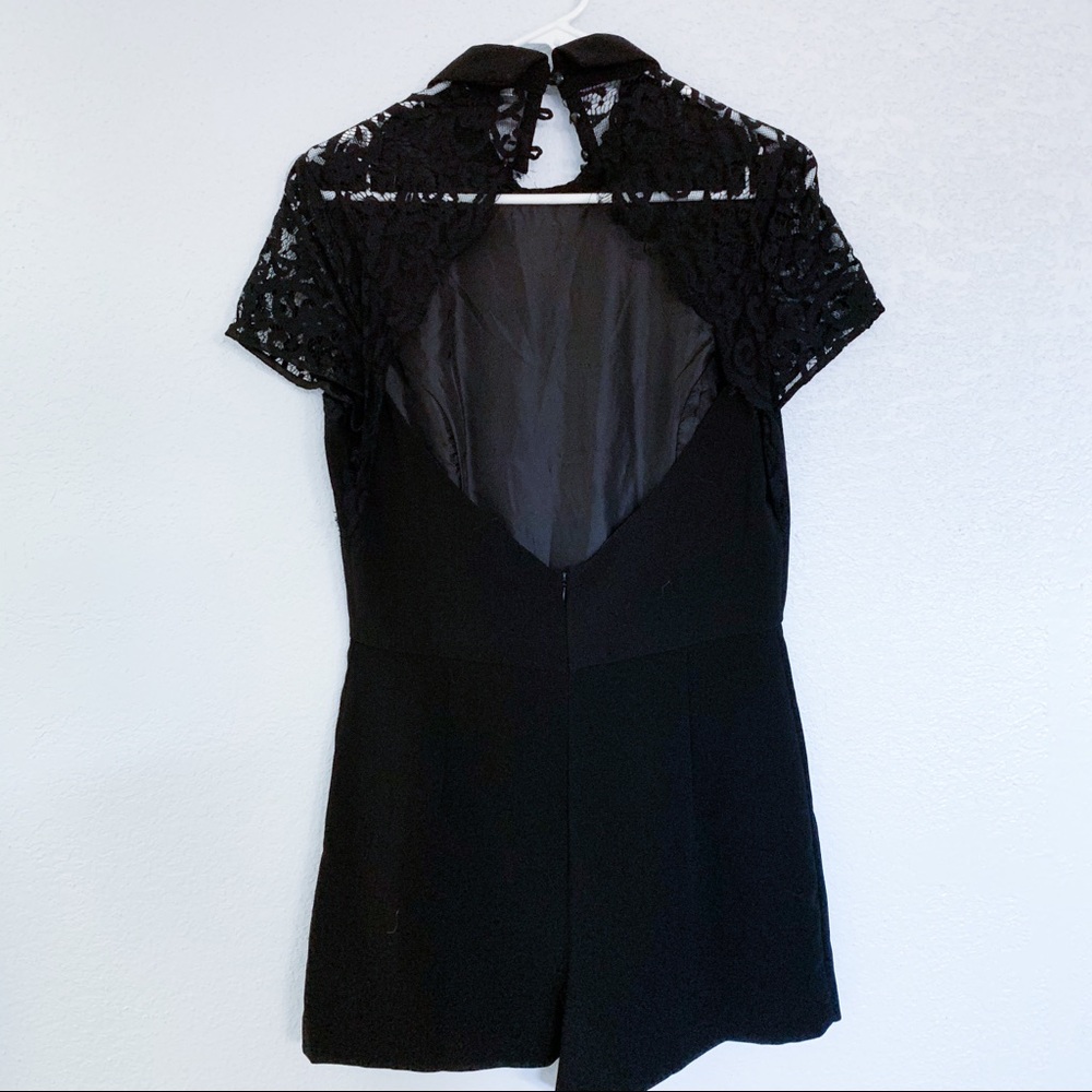 Black lace romper - Picture 2 of 4